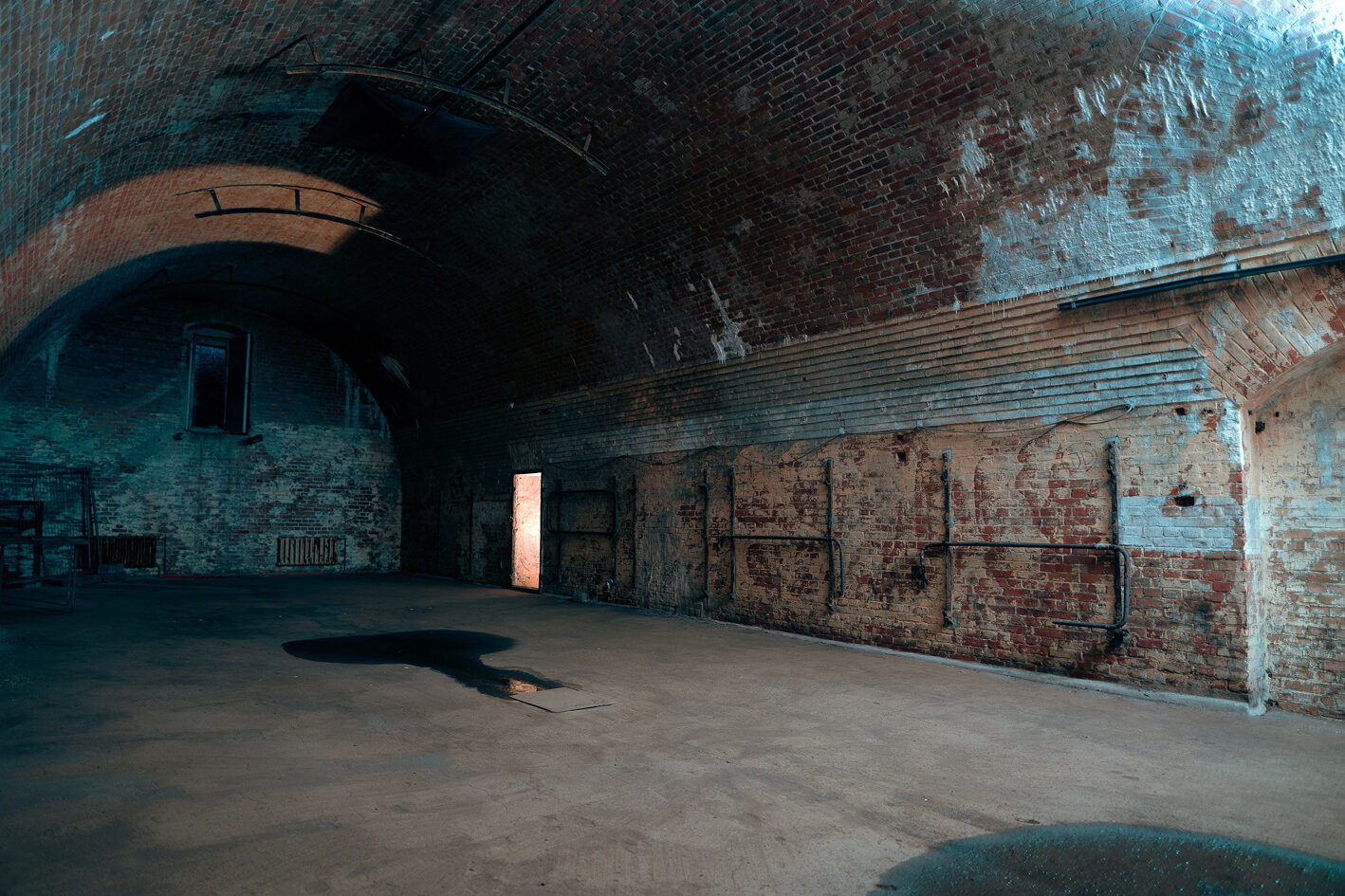 Historisches Backstein-Gewölbe der Musikbrauerei